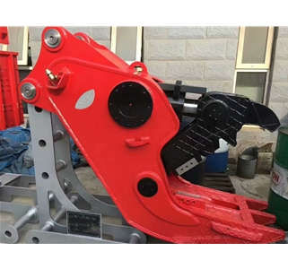 Excavator Crusher Attachment Construction Hydraulic Rotating Concrete Pulverizer
